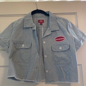 Dickies Button up Crop top